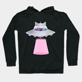 CAT UFO T-shirt Hoodie